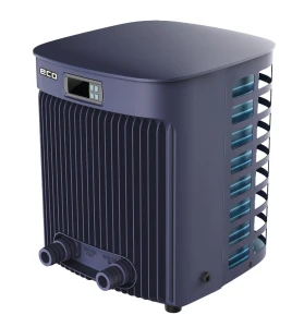 Pompa ciepła stal 230VAC czarny typ Plug & Play 2,5 kW/32 do basenu max. 13 m3 wody
