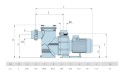 Pompa do basenu Big Discovery 45m3/h 400V 2,2kW