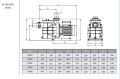 Pompa do basenu America 20m3/h 230V 1,1 kW