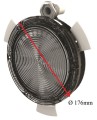 Lampa LED do basenu Nikita 44 W średnica 176 mm