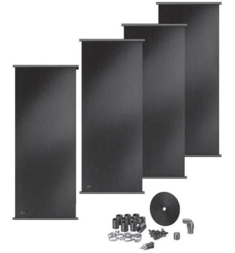 Zestaw kolektorów basenowych BK 370 do basenu max. 20 m2