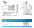 Pompa do atrakcji masaży basenowych New Contra -4, 90 m3/h 3 kW 400V 4 HP