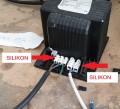 Transformator basenowy - Wypełnienie Kostek Silikonem