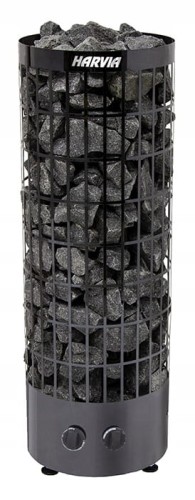 Piec do sauny Harvia Cilindro PC90 9 kW black z kamieniami, sterownik przy piecu