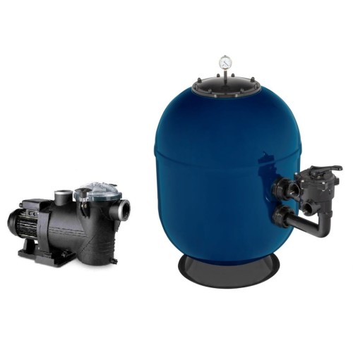 Filtr piaskowy do basenu Batory II 900 mm Tebas z pompą Discovery 28 m3/h 230V IML