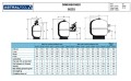 Zbiornik filtra basenowego Aster 900 mm WYMIARY