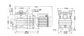 Pompa do basenu MICRO-50 = 8m3 przy H=8m , 230V