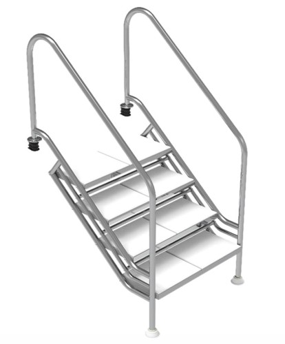 Schody 7 stopniowe do basenu dla niepełnosprawnych Astral