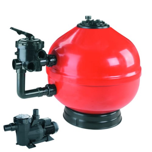 Filtr piaskowy do basenu  VESUBIO 750 mm z pompą 21,5 m3/h 230V Victoria Plus Silent