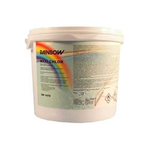 Chlor do basenu w tabletkach 200g MULTI MAXI 5kg  multifunkcyjny