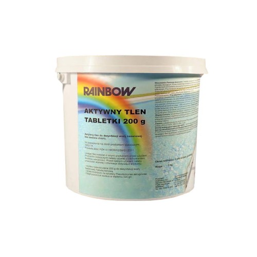 Tlen aktywny do basenu tabletki 200g 3kg