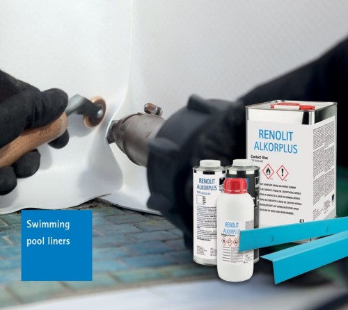 Wykładanie basenu folią