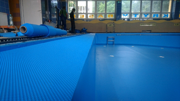 Modernizacja basenu foliowanie