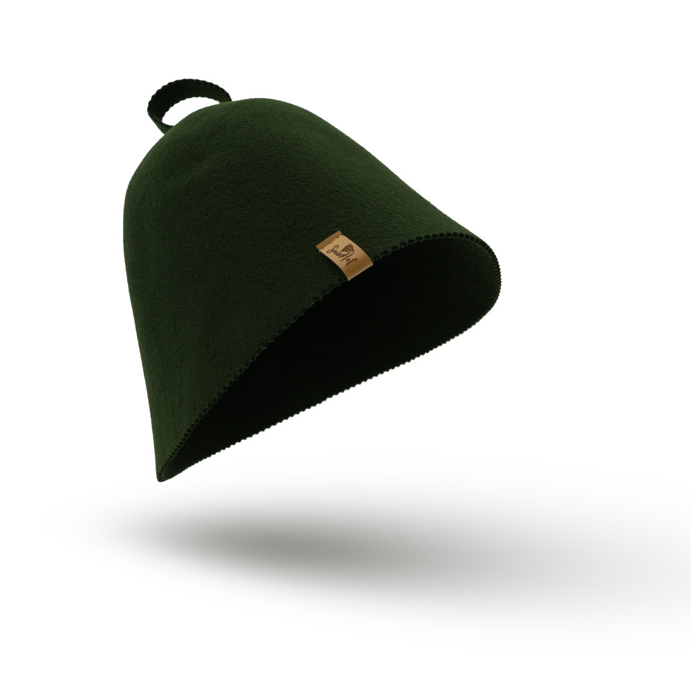 Czapka do sauny wełniana