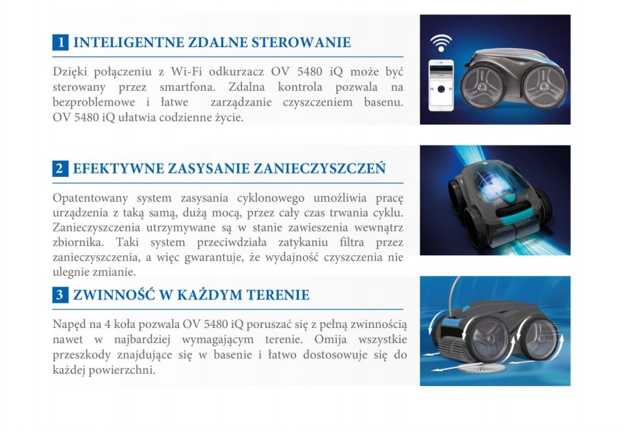 Odkurzacz do basenu Zodiac OV 5480 iQ 