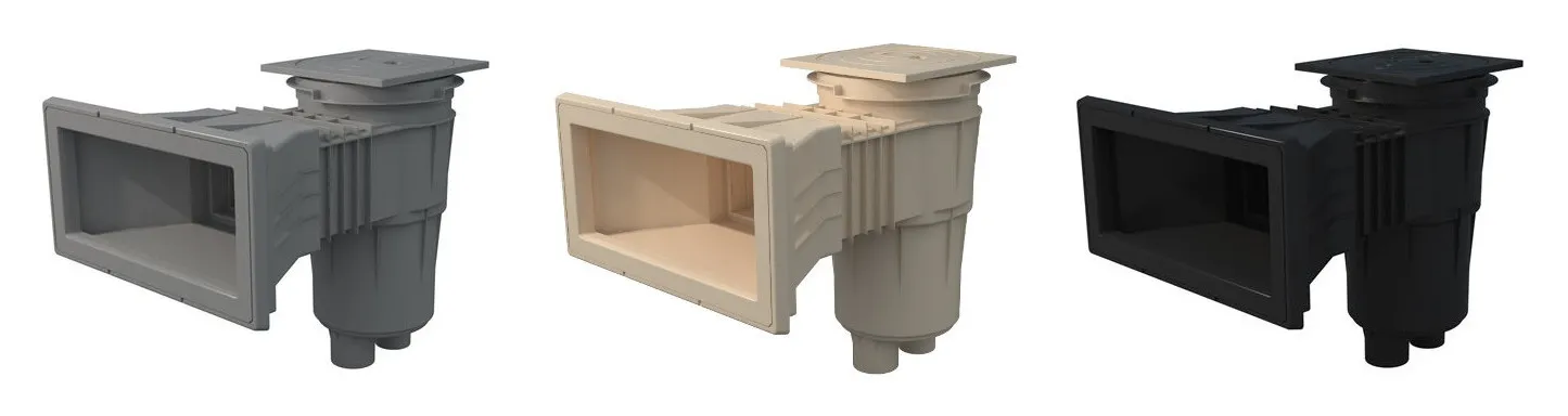 Skimmer Euro szeroki kolor do basenu (folia + beton) przepływ 8m3/h