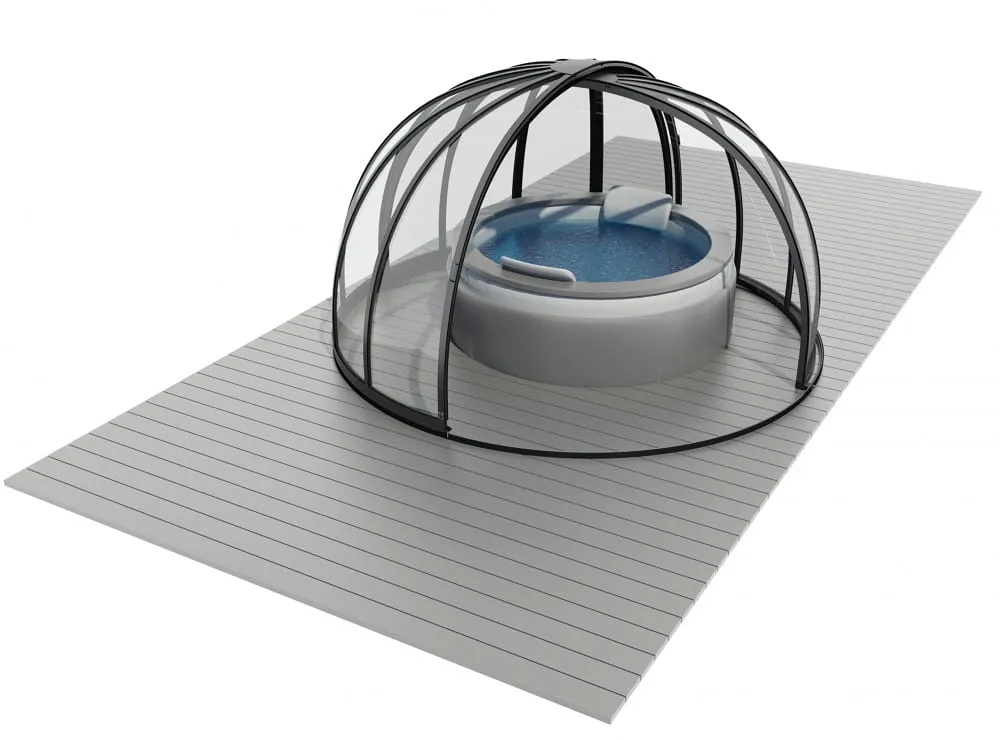 Zadaszenie basenowe UFO